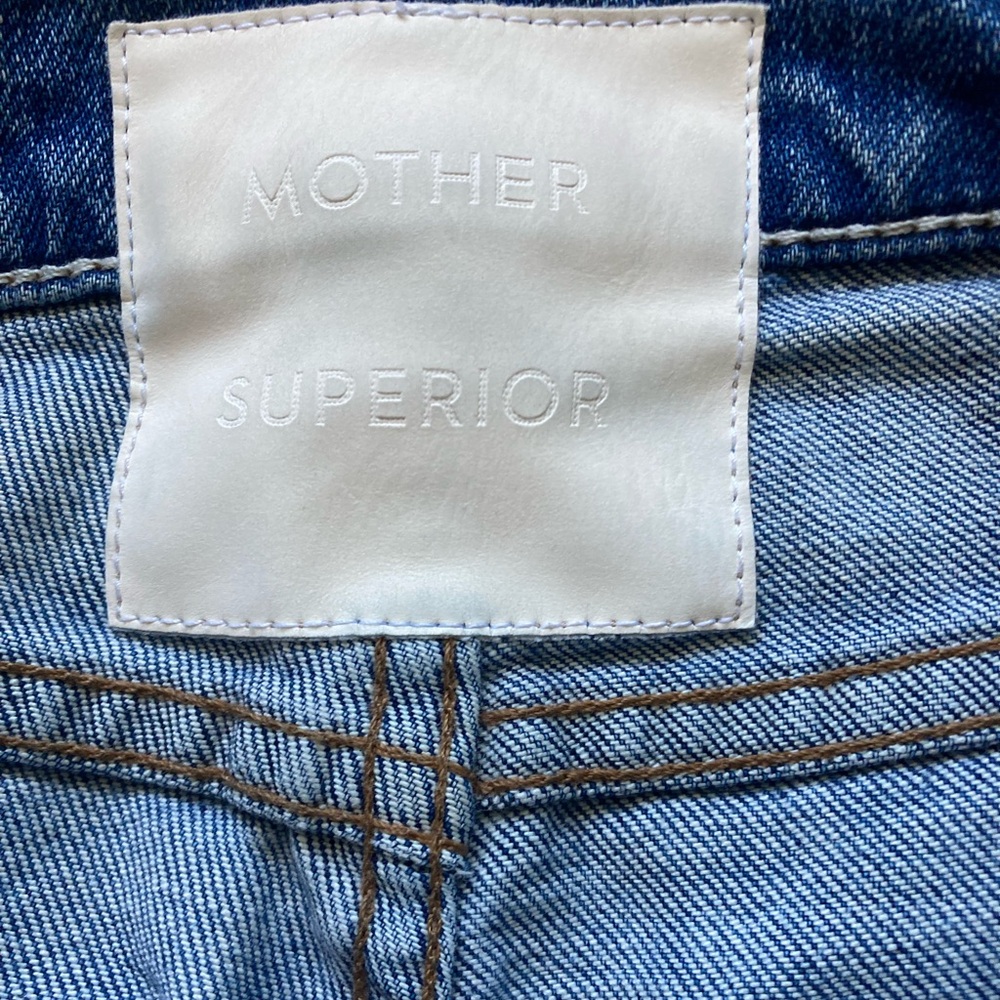 Mother Superior High Waisted Rider Ankle Jean in Running With Scissors - Picture 7 of 11